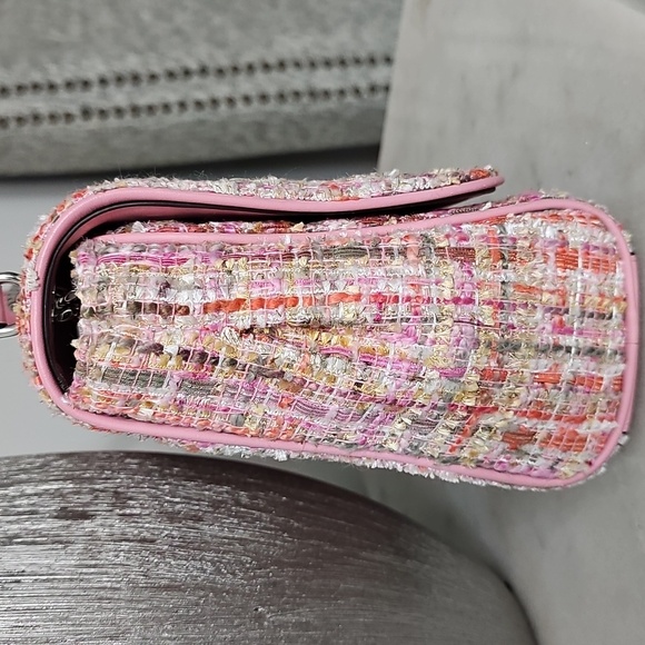 Kate Spade Pink and Orange Tweed Crossbody Bag - Picture 11 of 12